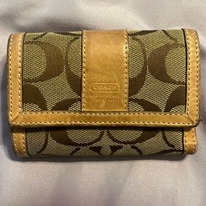 Coach tri-focal wallet